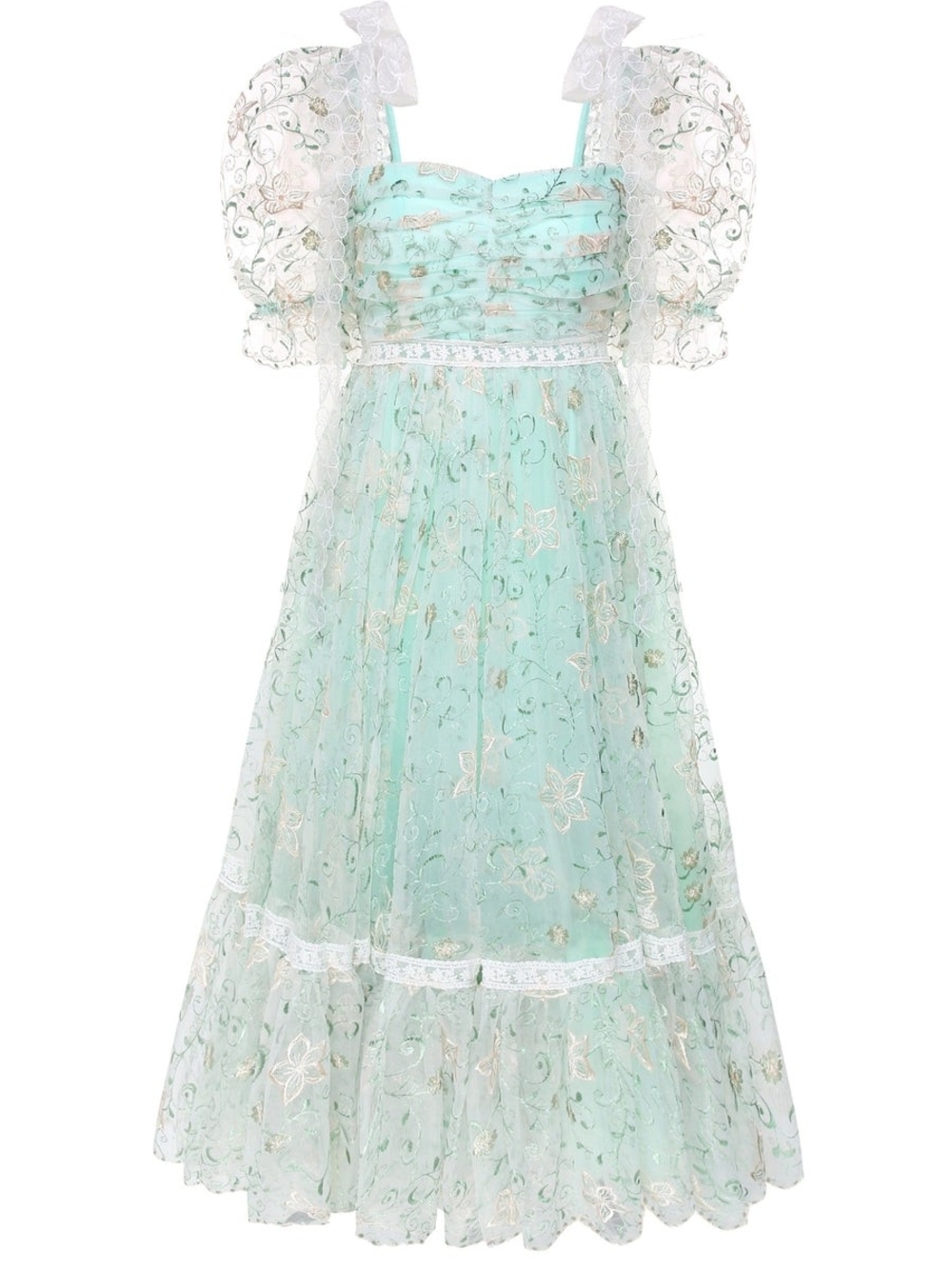 FAIRY TONG LONDON Mint Magic Midi Dress